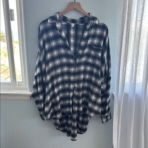 BP Black and White Checkered Casual Shirt